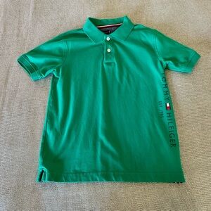 Tommy Hilfiger Boys Green Polo